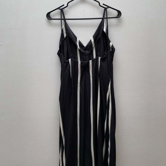 Equipment - NWT Aita Striped Satin Silk Blend Slip Dress - Picture 5 of 11